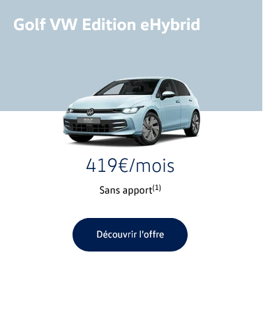 Nouvelle Golf VW Edition eHybrid