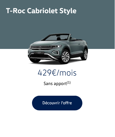 T Roc Cabriolet Style